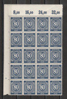 Allemagne 1946 : Timbres Yvert & Tellier N° 25 En Feuille D'époque ( 20 Timbres + Bord De Feuille ). - Mint