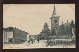 55 - ROUVROIS - L'EGLISE ET LA GRANDE RUE - A. PERICHON EDITEUR A SAINT-MIHIEL - Other & Unclassified