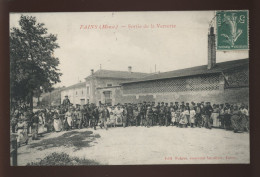 55 - FAINS-LES-SOURCES - LES OUVRIERS A LA SORTIE DE LA VERRERIE - EDITEUR FOHRER - Autres & Non Classés