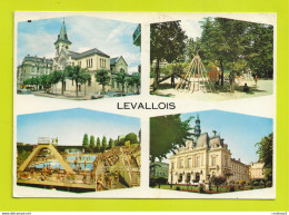 92 LEVALLOIS En 4 Vues Piscine Plongeoir Postée à Neuilly Sur Seine En 1985 Citroën 2CV - Levallois Perret