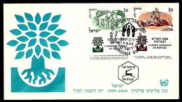 ISRAEL - ANNÉE MONDIALE DES RÉFUGIÉS -1960 - TIMBRES AVEC TABS - Lettres & Documents