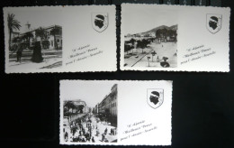 Lot De 3 Mini Cartes Vœux AJACCIO ( Corse ) édit. Tomasi - 11 X 6 Cm - Photos De La Ville - Ajaccio