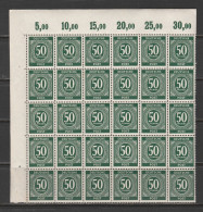 Allemagne 1946 : Timbres Yvert & Tellier N° 22 En Feuille D'époque ( 30 Timbres + Bord De Feuille ). - Ungebraucht