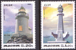 KOREA (NORTH) 1995 LIGHTHOUSES** - Phares