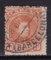 1901 ALFONSO XIII CADETE 10 PTA USADO. VER - Used Stamps