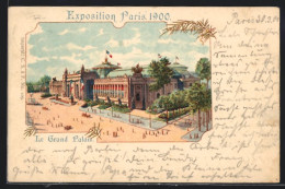 Lithographie Paris, Exposition Universelle De 1900, Le Grand Palais  - Esposizioni