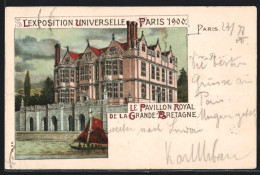 Lithographie Paris, Exposition Universelle De 1900, Le Pavillon Royal De La Grande-Bretagne  - Expositions