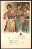 Lithographie Paris, Exposition Universelle De 1900, Spatenbräu, Dir. H. Schlenk  - Esposizioni
