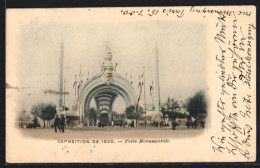 AK Paris, Exposition Universelle De 1900, Porte Monumentale  - Exhibitions