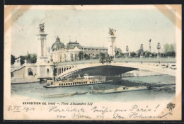 AK Paris, Exposition Universelle De 1900, Pont Alexandre III  - Expositions