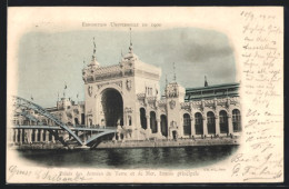 AK Paris, Exposition Universelle De 1900, Palais Des Armées De Terre Et De Mer, Entrée Principale  - Tentoonstellingen