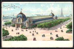 Lithographie Paris, Exposition Universelle De 1900, Palais De La Ville De Paris  - Expositions