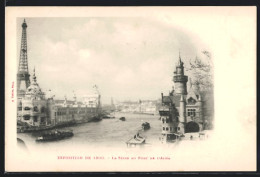 AK Paris, Exposition Universelle De 1900, La Seine Au Pont De L`Alma  - Expositions