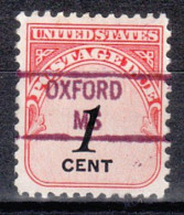 USA Precancel Vorausentwertungen Preo Locals Mississippi, Oxford 841 - Precancels