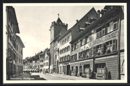 AK Rheinfelden, Geschäfte In Der Marktgasse  - Rheinfelden