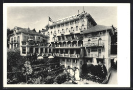 AK Lugano, Hotel Weisses Kreuz Von J. Bisinger  - Lugano
