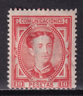 1876 ALFONSO XII 10 PTA NUEVO*. BONITO - Unused Stamps