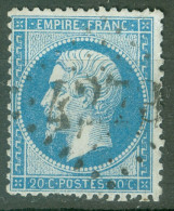 France  Yv  22 Ob B/TB  Obli GC 4279  Villevallier Yonne  - 1862 Napoleon III