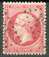 France  Yv  24 Ob TB  - 1862 Napoléon III.