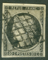 France  Yv  3 Ob TB  - 1849-1850 Ceres