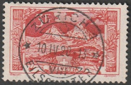 Schweiz: 1918, Mi. Nr. 142, Freimarke: 3 Fr. Landschaft.   Gestpl./used - Used Stamps