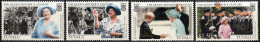 2001 Tuvalu 101st Birthday Of HM Queen Mother Elizabeth Set And Souvenir Sheet (** / MNH / UMM) - Royalties, Royals