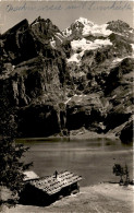 Oeschinensee Mit Sennhütte (131) * 28. 6. 1949 - Kandersteg