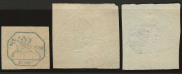 Sardinia      . 3 Duty Covers     .     (*)      .    Mint Without Gum - Sardinien