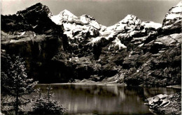 Oeschinensee Mit Rothorn, Blümlisalphorn (130) * 10. 8. 1958 - Kandersteg