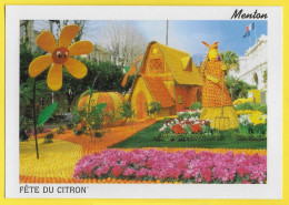 CPM MENTON 67 ème. Fête Citron, Fables De La Fontaine,les Contes De Perrault - Menton