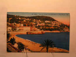 Nice - Vue Sur Le Quai Des Etats Unis Et Le Mont Boron - Mehransichten, Panoramakarten