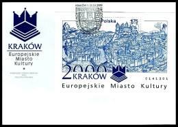 POLOGNE - BLOC FEUILLET - CULTURE EUROPEENNE -  - FDC