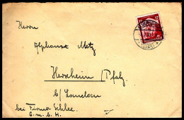 LETTRE DE ELVERSBERG - 1936 - III REICH - Covers & Documents