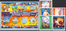 Football / Soccer / Fussball - WM 1986:  Mexiko   5 W + Bl ** - 1986 – Mexiko
