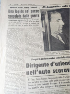 STAMPA SERA 1/6/1964 CASTELMAGNO ORZINUOVI ALPINISTI DI LECCO - Andere & Zonder Classificatie