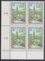 1988 , Mi 1923 ** (1) - 4 Er Block Postfrisch - Salzburger Landesausstellung , Die Bajuwaren Von Severin Bis Tassilo - Unused Stamps