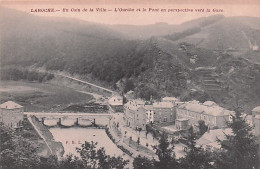 LA ROCHE- LAROCHE En ARDENNE - Un Coin De La Ville - L'Ourthe Et Le Pont En Perspective Vers La Gare - La-Roche-en-Ardenne