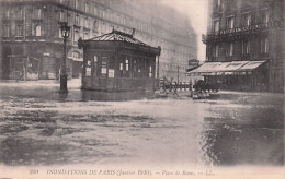 75 - Inondations De PARIS - 1910 -  Place De Rome - Paris Flood, 1910