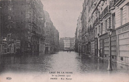 75 - Inondations De PARIS - 1910 -  La Rue Parrot - Überschwemmung 1910
