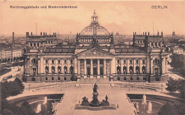 BERLIN - Reichstaggebaude Und Bismarckdenkmal - Andere & Zonder Classificatie