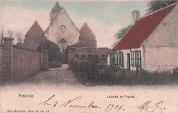 KNOKKE - KNOCKE Le ZOUTE - L'entrée De L'église - 1906 - Knokke