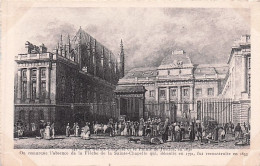 75 - Ancien PARIS - La Sainte Chapelle Et Le Palais De Justice En 1830 - Other & Unclassified