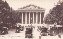 75- Paris - La Rue Royale Et Place De La Madeleine - Autres & Non Classés