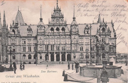 WIESBADEN -  Das Rathaus - 1901 - Wiesbaden