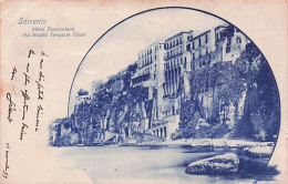 SORRENTO - Hotel Tramontano Ou Naquit Torquato Tasso - 1899 - Altri & Non Classificati