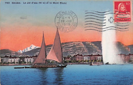 GENEVE -  Le Jet D'eau Et Le Mont Blanc - Other & Unclassified
