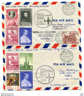 AUA Primo Volo - Dal Vaticano Per Sofia E Monaco - Unused Stamps
