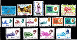 IRAN, Small Lot Used Stamps Shah Reza Pahlavi Period, Dam Reza Shah, Decl. Human Rights, White Revolution, Etc. - Iran
