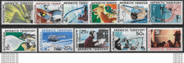 1966 Australian Antarctic Territory 11v. MNH SG N. 8/18 - Other & Unclassified
