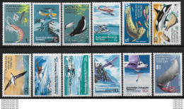1973 Australian Antarctic Territory 12v. MNH SG N. 23/34 - Other & Unclassified